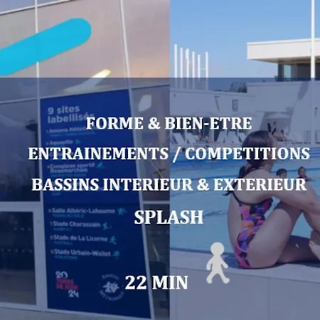 Апартаменты L'eclat Prestigieux : Quartier Henriville Амьен